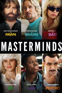 دانلود فیلم مغزهای متفکر Masterminds 2016